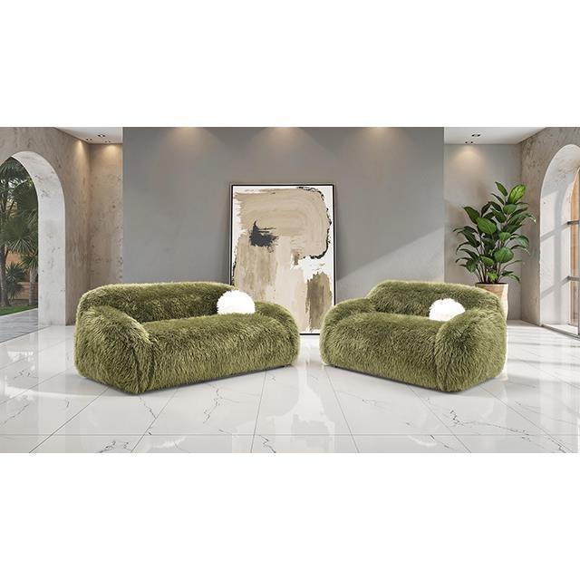 Large Picture of Furniture of America Darwen FM64006GR-LV Loveseat