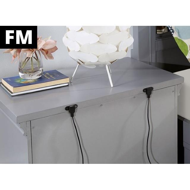 Large Picture of Furniture of America Castlile FM7413GY-N Night Stand