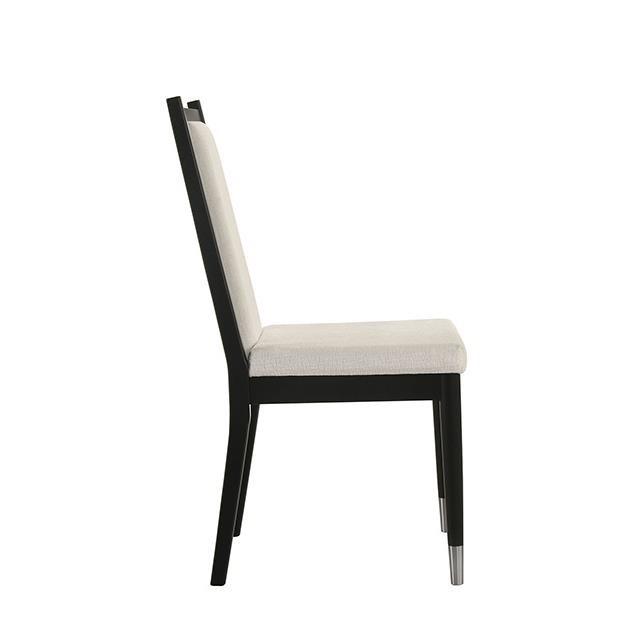 Large Picture of Furniture of America Maidstone FM32001BK-SC-2PK Set Of 2 Side Chair