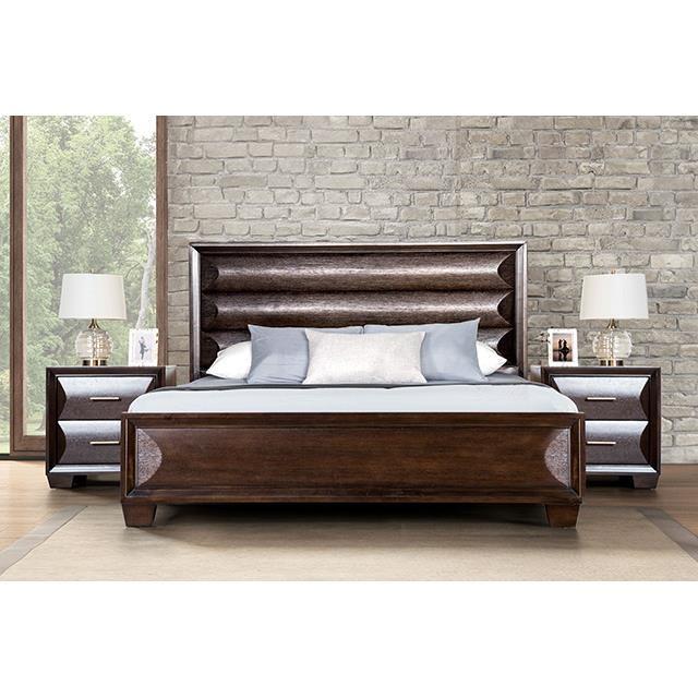 Large Picture of Furniture of America Hinwitz FM7399ES-EK-BED King Bed
