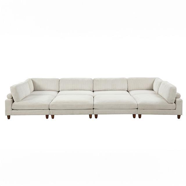 Large Picture of Furniture of America Dagenham FM6800BG-B Sectional