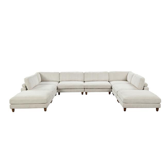 Large Picture of Furniture of America Dagenham FM6800BG-B Sectional