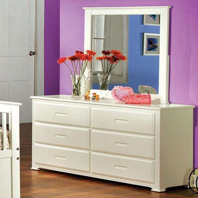 Large Picture of Furniture of America Bella CM7035W-M Mirror
