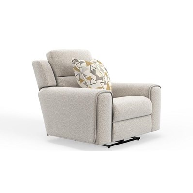 Catnapper Micah 615407 Power Headrest Power Deep Seat Lay Flat Recliner - Oatmeal