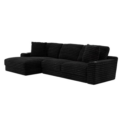 Jackson Furniture Comfrey 304575 LSF Chaise - Black