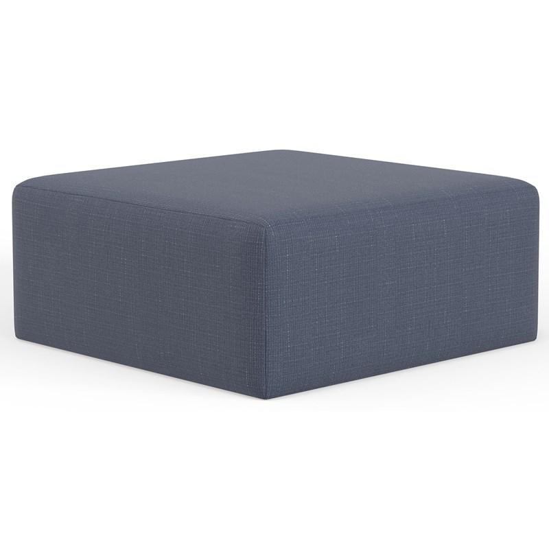 Large Picture of Jackson Furniture Cape May 405212 Cocktail Ottoman - Denim