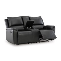 Signature Design by Ashley Glossmore PCU1170094C DBL Reclining Loveseat with Console (Loveseats - Reclining)