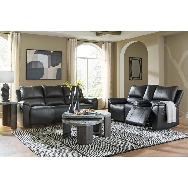 Large Picture of Signature Design by Ashley Glossmore PCU1170094C DBL Reclining Loveseat with Console