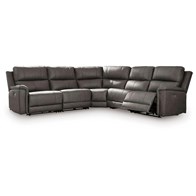 Signature Design by Ashley Bleckley PCU12000S4C 5 pc Power Reclining Sectional (Sectionals - Power Recline)