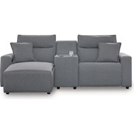 Signature Design by Ashley ModMax II 65906S17C 3 pc Power Reclining Sectional with Chaise (Sectionals - Power Recline)