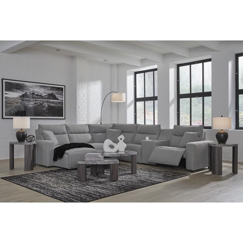Large Picture of Signature Design by Ashley ModMax II 65906S19C 6 pc Power Reclining Sectional with Chaise