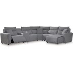 Signature Design by Ashley ModMax II 65906S6C 6 pc Power Reclining Sectional with Chaise