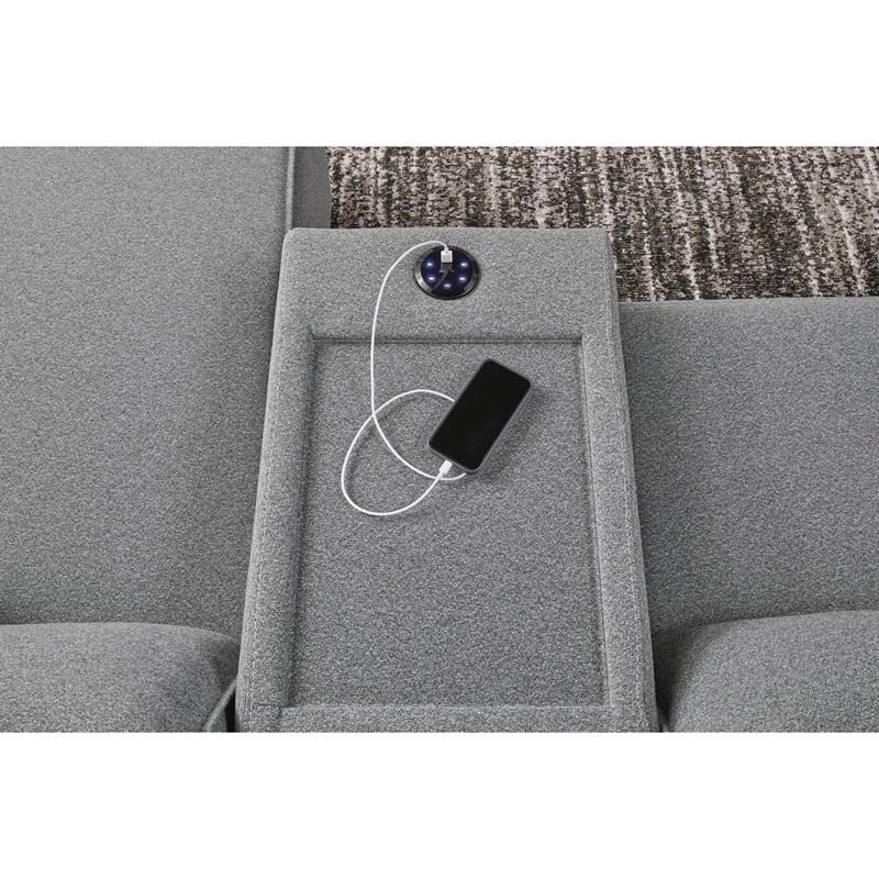 Large Picture of Signature Design by Ashley ModMax II 65906S7C 7 pc Power Reclining Sectional with Chaise