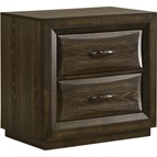 Coaster Furniture Atlas 215972 2-drawer Bedroom Nightstand Bedside Table - Dark Oak