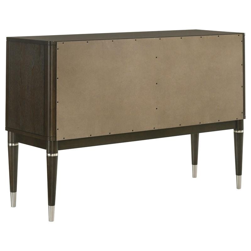 Large Picture of Coaster Furniture Reseda 193675 4-door Dining Sideboard Server with Shelves - Ash Brown
