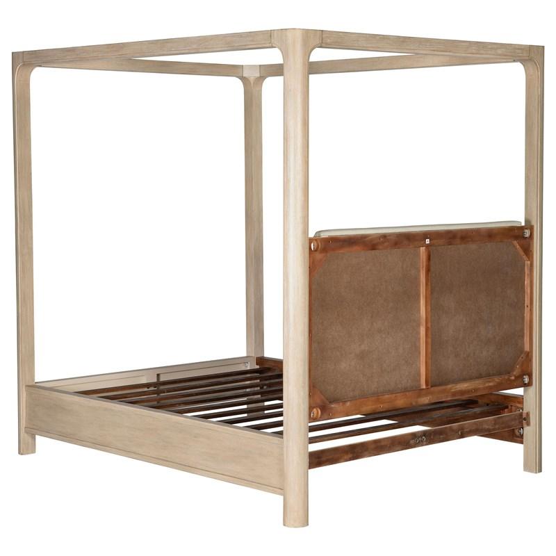 Large Picture of Coaster Furniture Solano 222520KE 85-inch Eastern King Canopy Bed - Weathered Mango