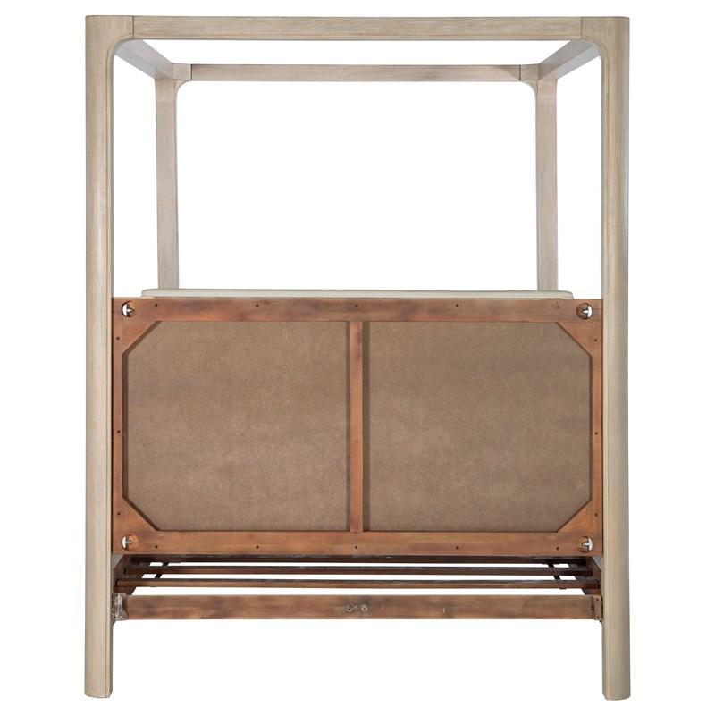 Large Picture of Coaster Furniture Solano 222520KE 85-inch Eastern King Canopy Bed - Weathered Mango