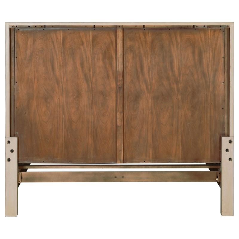 Large Picture of Coaster Furniture Solano 222521Q 56-inch Queen Panel Bed - Weathered Mango