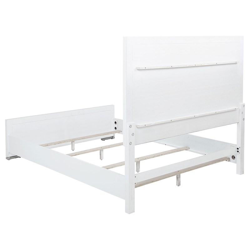 Large Picture of Coaster Furniture Gracemont 225071Q 57-inch Queen Panel Bed - Grey/White