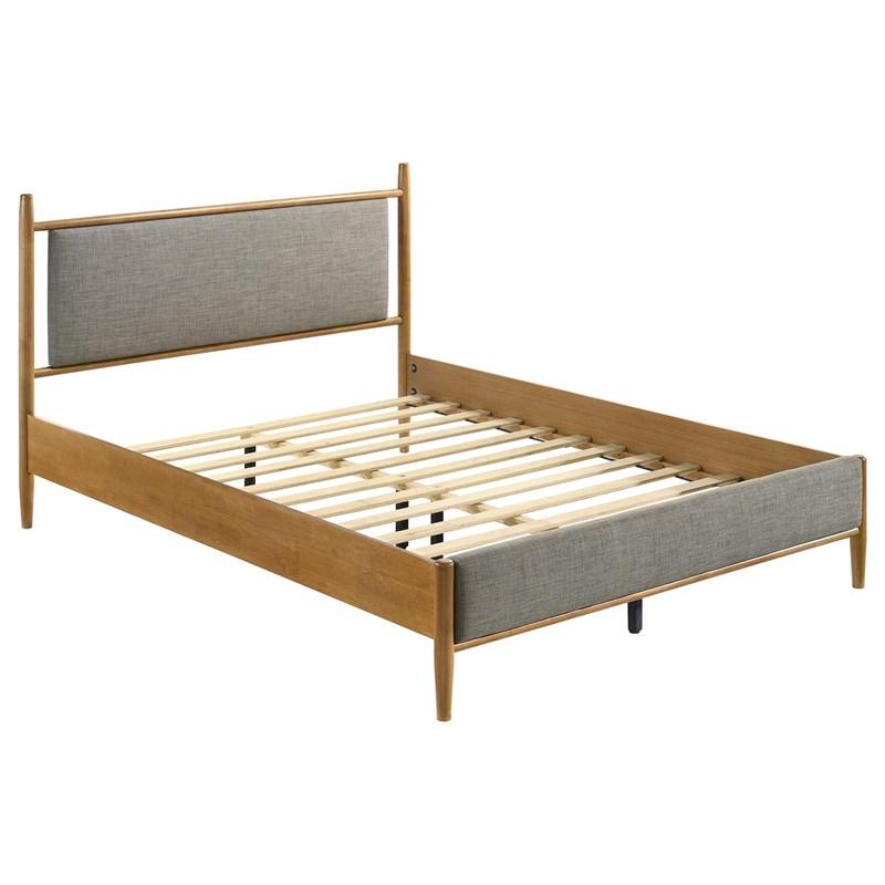 Coaster Furniture Mason 315914Q 46-inch Queen Panel Platform Bed - Grey/Light Brown (Beds - Queen)