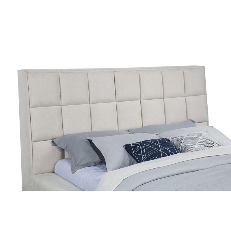 Coaster Furniture Dreux 315948CRMQ Upholstered Queen Panel Platform Bed - Cream