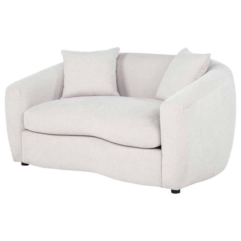 Large Picture of Coaster Furniture Isabella 504972 Fabric Upholstered Loveseat - Sand