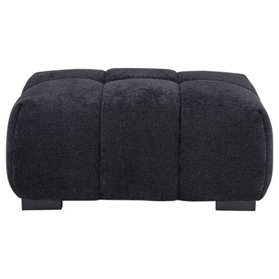 Coaster Furniture Octavia 511064 Upholstered Rectangular Ottoman - Black