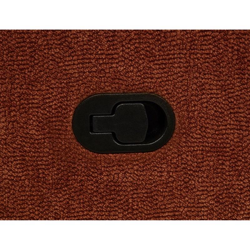 Large Picture of Coaster Furniture Navarro 609575 Chenille Upholstered Reclining Loveseat - Burnt Orange