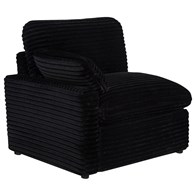Coaster Furniture Collins 610362P Modular Power Loveseat - Black (Loveseats - Power Recline)