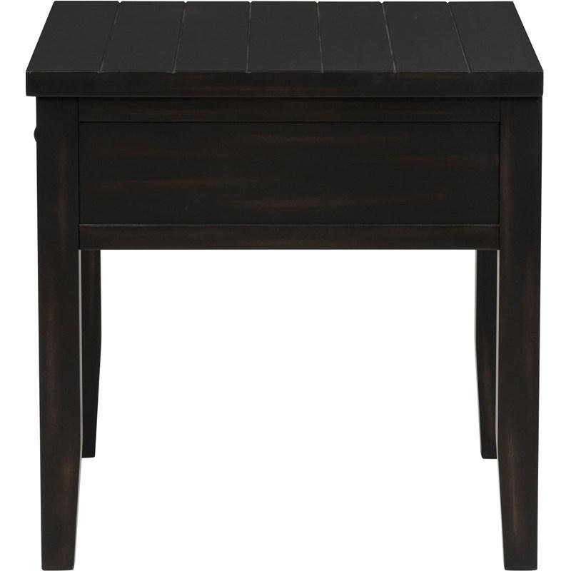 Large Picture of Coaster Furniture Concord 710578-S2 2-piece Coffee and End Table Set - Distressed Java