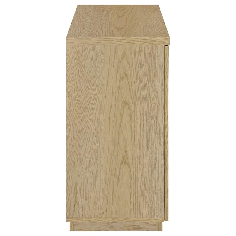 Large Picture of Coaster Furniture Tilbury 950429 2-door Glass Front Accent Display Cabinet - Light Oak